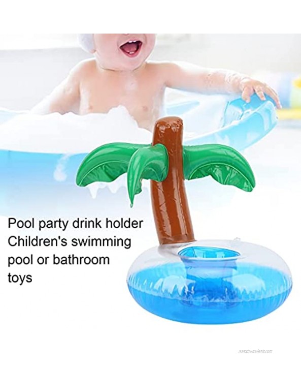 01 Inflatable Drink Holder Pool Drink Holder Practical with 12 Pcs for Swimming Pool or Beach Parties