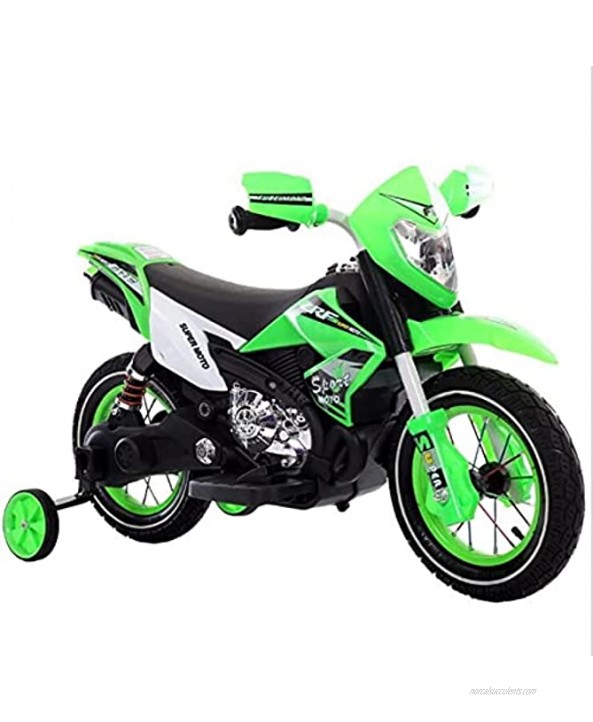 6V Kids Electric Battery Powered Motorcycle with Training Wheels