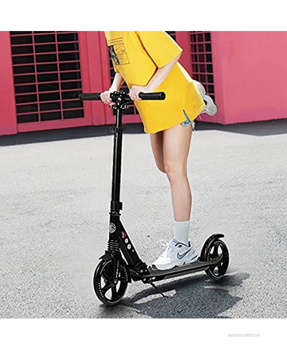 COEWSKE Folding Kick Scooters for Adults and Kids Ages 8 and Up with Quick Release Folding System Adjustable to 3 Heights Extra-Wide Anti-Slip Rubber Deck