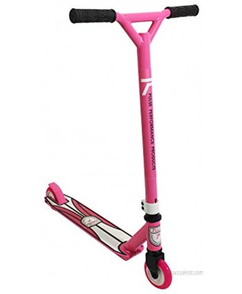 Pulse Performance Products KR2 Freestyle Scooter Beginner Kick Pro Scooter for Kids Pink  7.1 x 29.1 x 12.2"