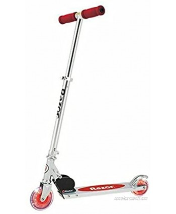 Razor A Lighted Wheel Kick Scooter -Red