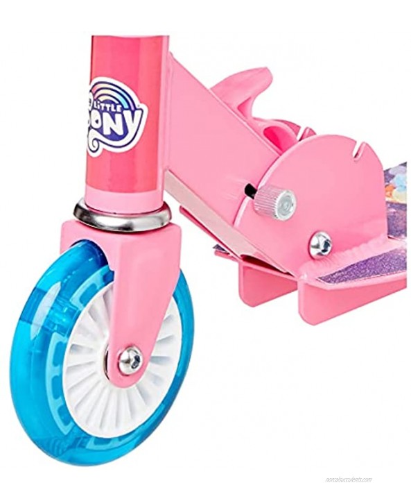 Sakar Folding Scooter for Kids Easy Fold-N-Carry Design Ultra-Lightweight Comfortable Durable & Easy to Ride Standard Wheels,2 Wheel