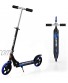 Scooter for Kids Ages 9 and Up Scooter for Adults Foldable Portable Kick Scooter Freestyle 200mm Large Wheels Adjustable Aluminum Alloy Frame 200lbs Load Capacity Lightweight