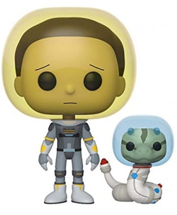 Funko Pop! Animation: Rick and Morty Space Suit Morty with Snake 3.75 inches