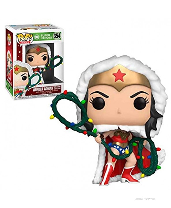 Funko Pop! DC Heroes: DC Holiday Wonder Woman with String Light Lasso Vinyl Figure