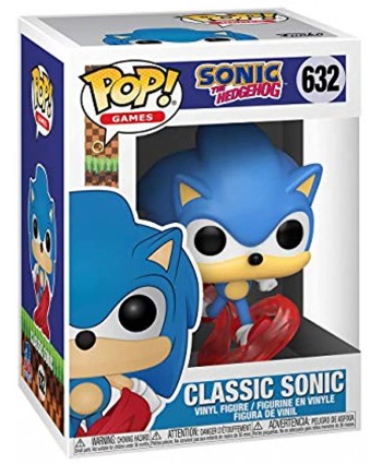 Funko Pop! Games: Sonic 30th Anniversary Running Sonic The Hedgehog Vinyl Figure 3.75 inches