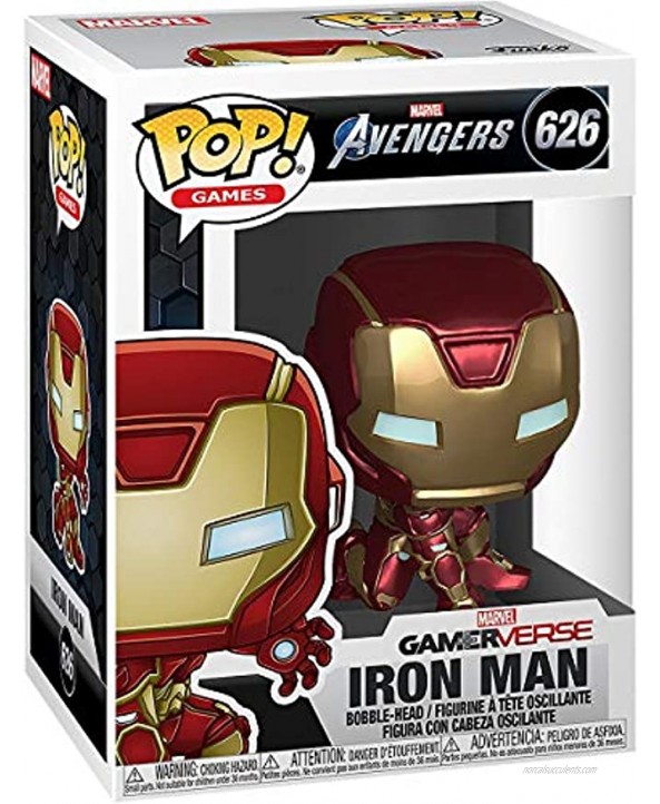 Funko Pop! Marvel: Avengers Game Iron Man Stark Tech Suit Multicolor