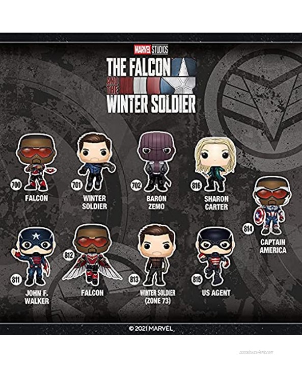 Funko Pop! Marvel: Falcon and The Winter Soldier Captain America Sam Wilson with Shield Year of The Shield Exclusive