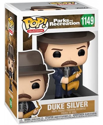 Funko POP Pop! TV: Parks and Rec Duke Silver Multicolor 3.75 inches 56167