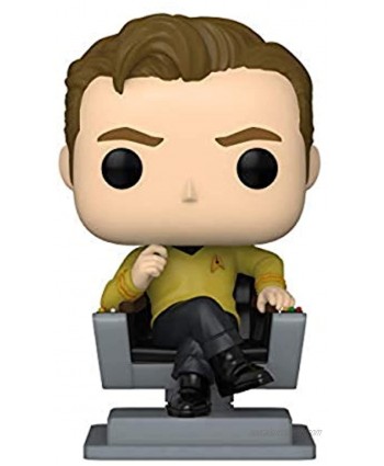 Funko POP Pop! TV: Star Trek Captain Kirk in Chair Collectible Vinyl Figure Multicolor One Size