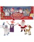Beverly Hills Teddy Bear Company Rudolph #2 Santa Clarice Set