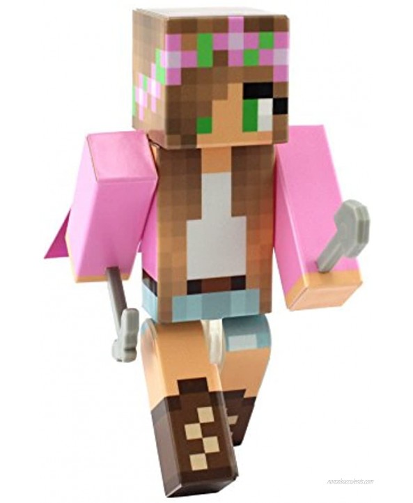 EnderToys Pink Flower Girl Action Figure Toy 4 Inch Custom Series Figurines