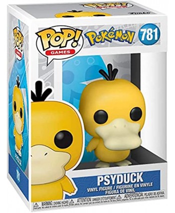 Funko Pop! Games: Pokemon Psyduck Vinyl Figure Includes Compatible Pop Box Protector Case