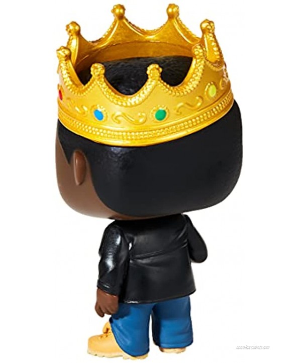 Funko Pop Rocks: Music Notorious B.I.G. with Crown Collectible Figure Multicolor Standard