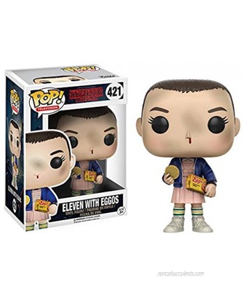 Funko Pop Stranger Things Eleven with Eggos Vinyl Figure  Styles May Vary With Without Blonde Wig