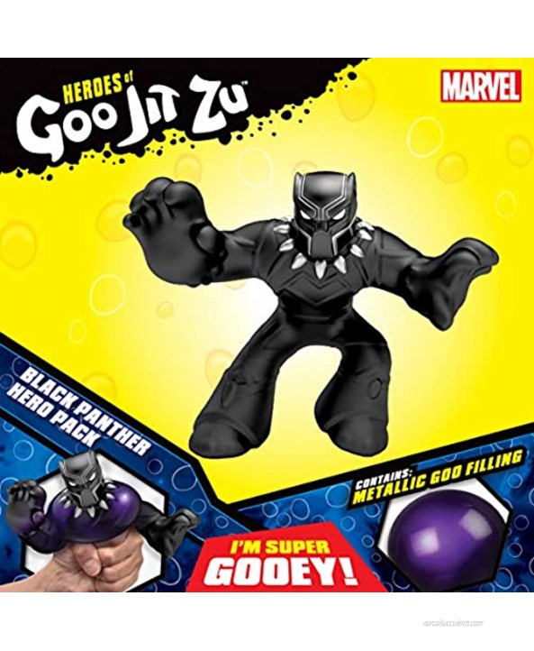 Heroes of Goo Jit Zu Licensed Marvel Hero Pack Black Panther Multicolor 41099