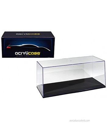 Acrylicase Clear Display Show CASE for 1 18 Diecast Car Black Base