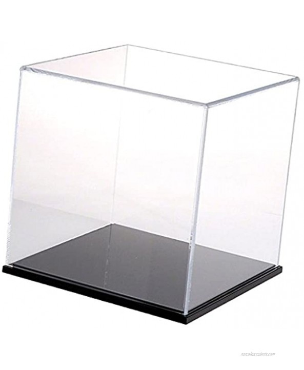 Clear Acrylic Display Case Countertop Box Cube Organizer Stand Dustproof Protection Showcase for Action Figures Toys Collectibles 8x8x8cm