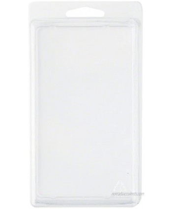 Collecting Warehouse Clear Plastic Clamshell Package Storage Container 5.31" H x 3.13" W x 2.75" D Pack of 10