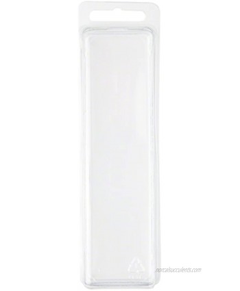 Collecting Warehouse Clear Plastic Clamshell Package Storage Container 5.5" H x 1.5" W x 1.25" D Pack of 100