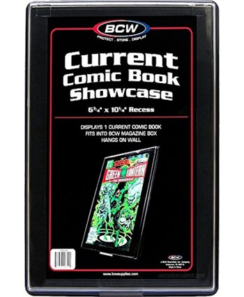 CURRENT AGE Comic Book Showcase Display Case NEW 6 3 4" x 10 1 4" recess