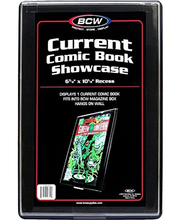 CURRENT AGE Comic Book Showcase Display Case NEW 6 3 4 x 10 1 4 recess
