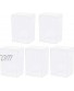 DOITOOL 5pcs Clear Plastic Display Box Clear Acrylic Display Case Protection Showcase for Collectibles Toys Figures Model Display Container