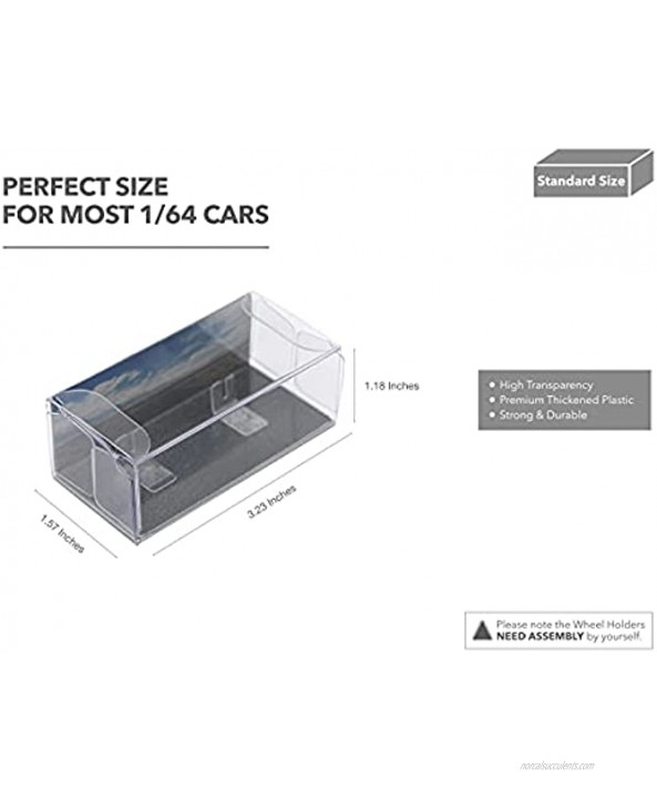 EZCOLLECTORS 1 64 Die Cast Cars Storage Display Case for Hot Wheels & Matchbox 20 Pack Standard