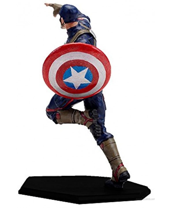 Factory Entertainment Marvel Comics Age Of Ultron Metal Miniature Captain America Statue