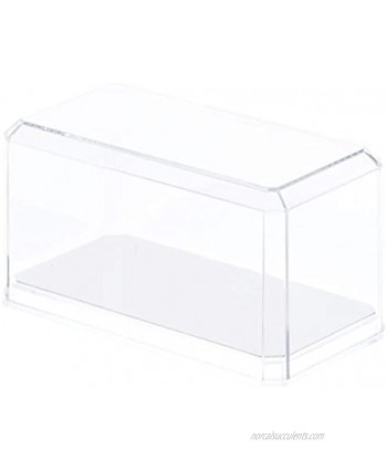 Pioneer Plastics Clear Acrylic Display Case for 1:64 Scale Cars Mirrored 3.5" x 1.75" x 1.625"