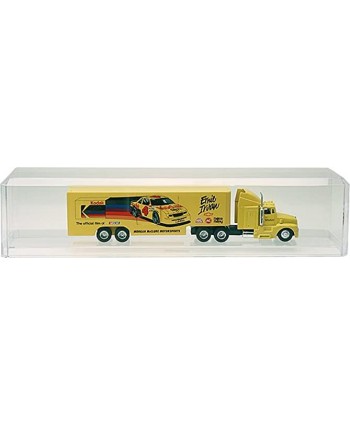 Pioneer Plastics Clear Acrylic Display Case for 1:64 Scale Trucks 15.625" x 3.5" x 3" Pack of 2