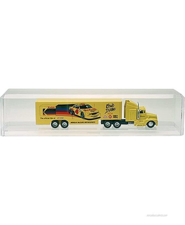 Pioneer Plastics Clear Acrylic Display Case for 1:64 Scale Trucks 15.625 x 3.5 x 3 Pack of 2