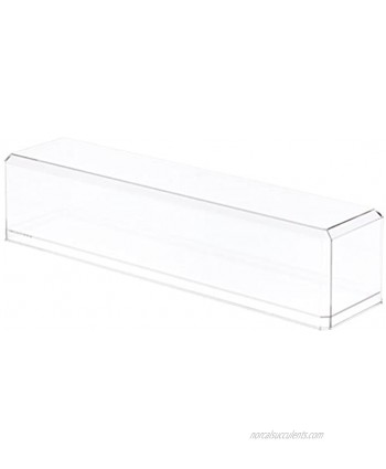 Pioneer Plastics Clear Acrylic Display Case for 1:64 Scale Trucks 15.625" x 3.5" x 3" Pack of 2