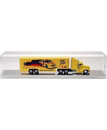 Pioneer Plastics Clear Acrylic Display Case for 1:64 Scale Trucks Mirrored 15.625" x 3.5" x 3" Pack of 2