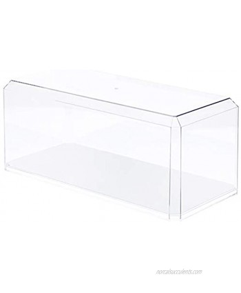 Pioneer Plastics Clear Acrylic Display Case for Large 1:18 Scale Cars Mirrored 15.5" x 7" x 6"