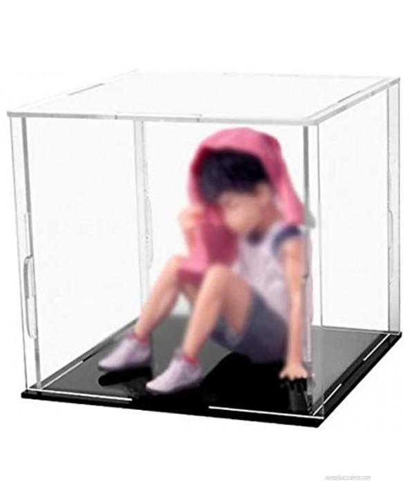 shamjina Clear Acrylic Display Box Large Dustproof Doll Show Case 16x12x12inches