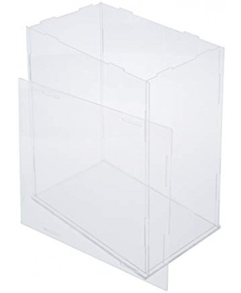 Tongina Acrylic Transparent Box Dustproof Container Toy Display Box 30x20x15cm Transparent
