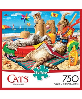 Buffalo Games Beachcombers 750 Piece Jigsaw Puzzle Multicolor 24"L X 18"W