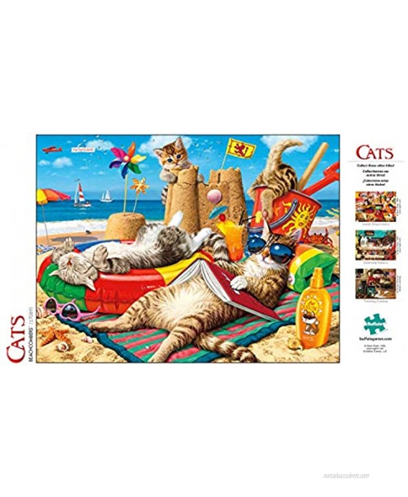 Buffalo Games Beachcombers 750 Piece Jigsaw Puzzle Multicolor 24L X 18W