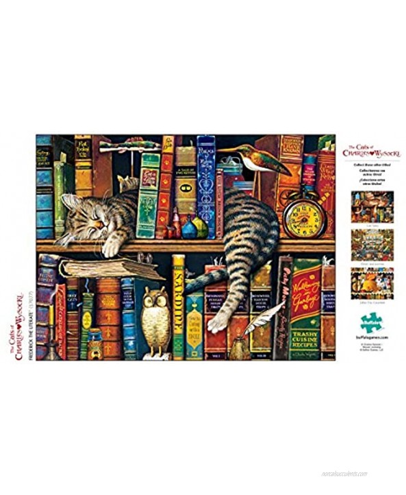 Buffalo Games Charles Wysocki Frederick the Literate 750 Piece Jigsaw Puzzle Multicolor 24L X 18W