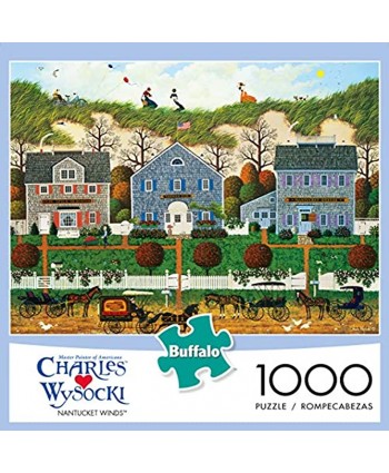Buffalo Games Charles Wysocki Nantucket Winds 1000 Piece Jigsaw Puzzle