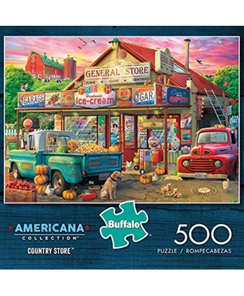 Buffalo Games Country Store 500 Piece Jigsaw Puzzle Multicolor 21.25"L X 15"W