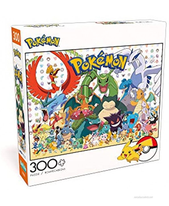 Buffalo Games Pokémon Fan Favorites 300 Large Piece Jigsaw Puzzle Multicolor 21.25L X 15W