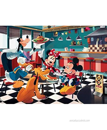 Ceaco 200 Piece Disney Friends Disney Diner Jigsaw Puzzle Kids and Adults Multi-colored ,5"