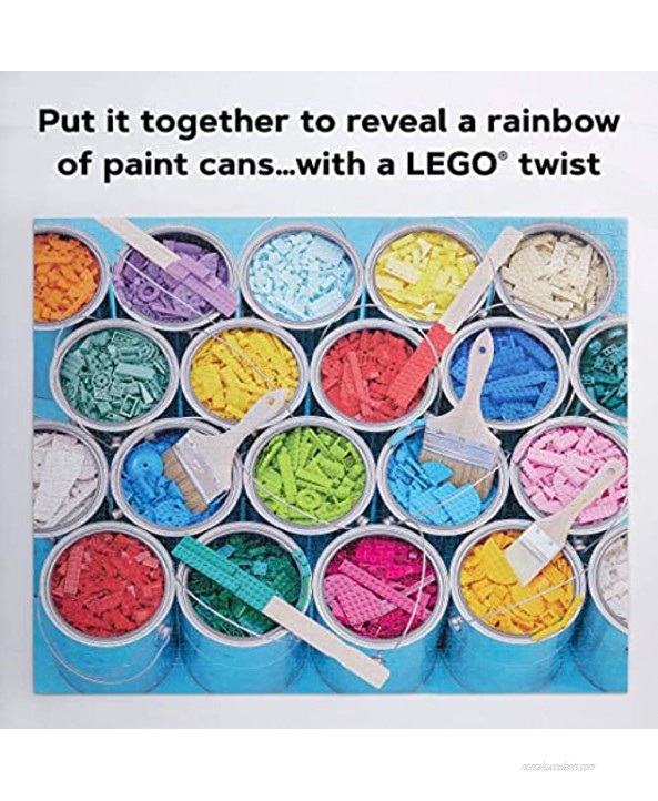Lego Paint Party 1000 Piece Puzzle