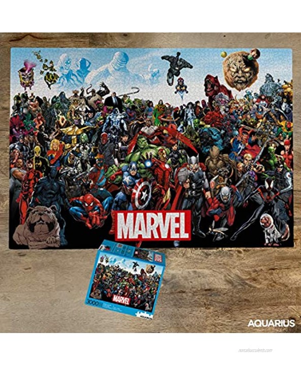 Marvel Comics Cast 3000 Piece Jigsaw Puzzle