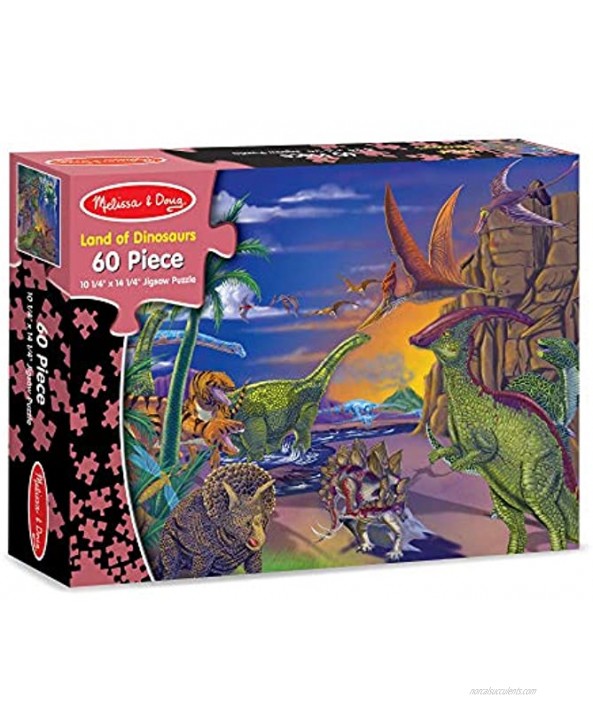 Melissa & Doug Land of Dinosaurs Jigsaw Puzzle 60 pcs