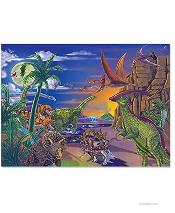 Melissa & Doug Land of Dinosaurs Jigsaw Puzzle 60 pcs
