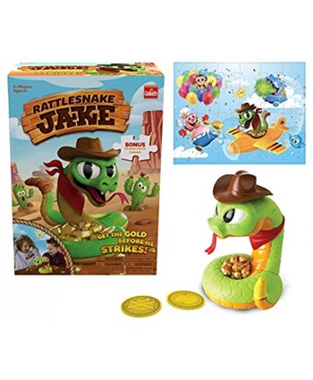 Rattlesnake Jake Get The Gold Before He Strikes! Game Includes A Fun Colorful 24pc Puzzle by Goliath