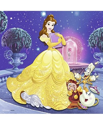 Ravensburger 09350 Disney Princesses 3 X 49 Piece Jigsaw Puzzles Value Set of 3 Puzzles in a Box – Every Piece is Unique Pieces Fit Together Perfectly,Multi